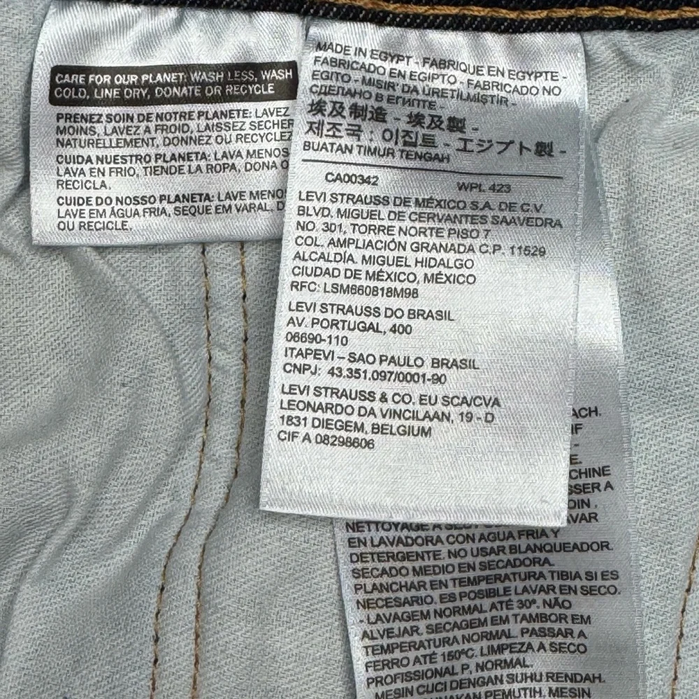 Levis sleek dark